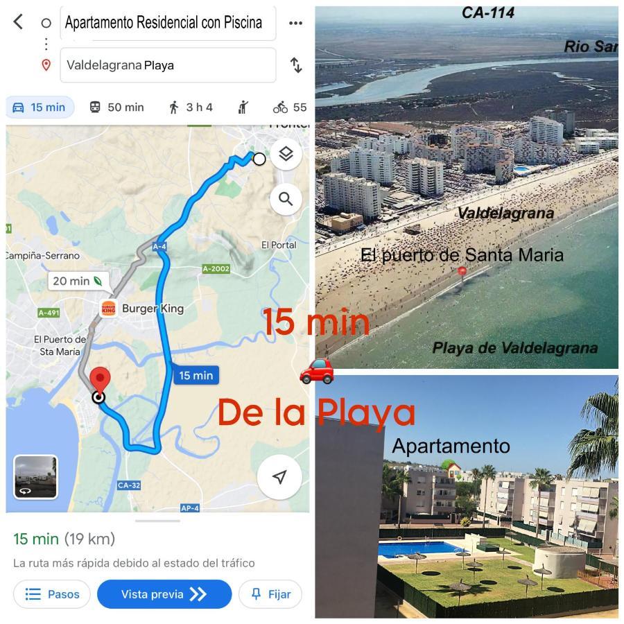 דירות חרז Apartamento Jerez Sur - Con Piscina Y Garaje מראה חיצוני תמונה